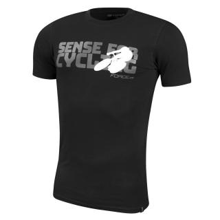 Tricou FORCE Sense negru gri, marime XS