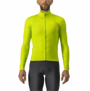 Tricou maneca lunga CASTELLI Pro Thermal Mid LS, galben fluo, marime L