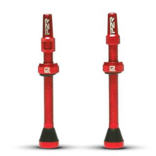 Valva tubeless P2R FR-11C, aluminiu, lungime 60 mm, rosu