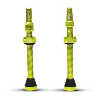 Valva tubeless P2R FR-11C, aluminiu, lungime 60 mm, verde lime
