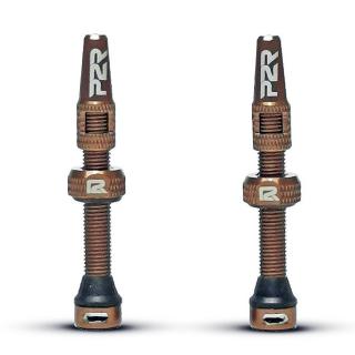 Valva tubeless P2R TV46OS, aluminiu, lungime 46 mm, bronz