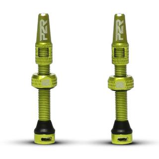 Valva tubeless P2R TV46OS, aluminiu, lungime 46 mm, verde lime