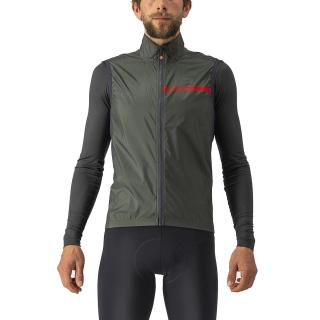 Vesta de vant CASTELLI Squadra Stretch, kaki, marime XXXL