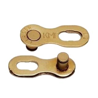 Zala rapida KMC X9 Gold Missing Link, compatibila 9 viteze, pin 6.6 mm, auriu