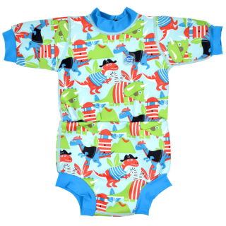 Costum neopren scutec bebelusi - Happy Nappy,      Piratii Dino