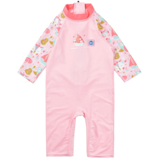 Costum protectie UV copii - Toddler UV Sunsuit Bufnite si Pisicute