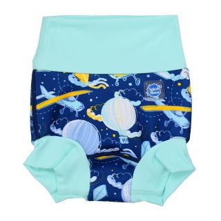 Slip inot scutec de apa bebelusi - Happy Nappy DUO,      Sus Departe Bleu