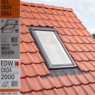 Fereastra VELUX GLL 55X98 1061 + Rama EDW 2000