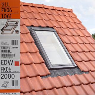 Fereastra VELUX GLL 66X118 1061 + Rama EDW 2000