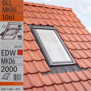 Fereastra VELUX GLL 78X118 1061 + Rama EDW 2000