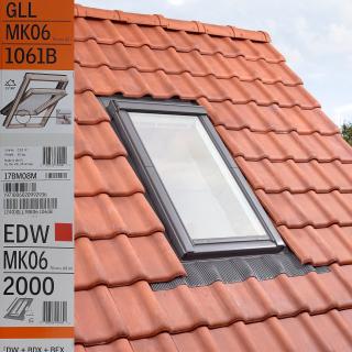 Fereastra VELUX GLL 78X118 1061B + Rama EDW 2000