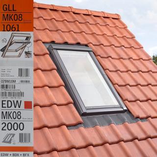 Fereastra VELUX GLL 78X140 1061 + Rama EDW 2000