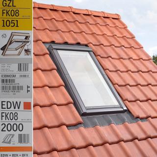 Fereastra VELUX GZL 66X140 1051 + Rama EDW 2000