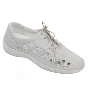 Pantofi din piele Medline Confort 441 Alb - Copie