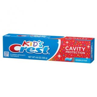 Pasta de dinti Crest Cavity for Kids, Cavity protection, aroma irezistibila de bubblegum, 130g