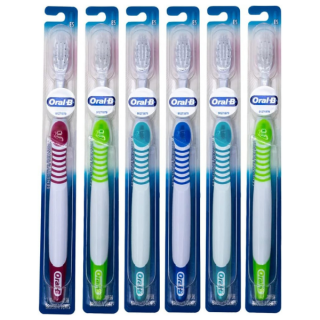 Periuta de dinti Oral-B, peri moi pentru gingii sensibile(ES - extra soft), diferite culori