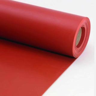 Placa din cauciuc siliconic MVQ60 rosu - 6mm grosime, 1200mm latime