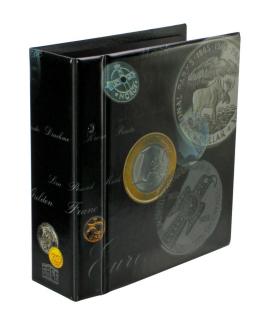 Album pentru monede, Compact-ARTline, cu 4 folii si foi de carton negru