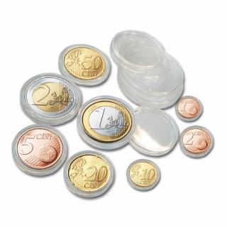 Capsule pentru 5 seturi de monede euro 1 cent la 2 euro