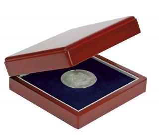 Cutie din lemn, Exclusive, pentru o moneda de 90 mm in diametru