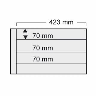 Folie A3 cu 4 buzunare - 423 x 70 mm pentru Albumul A3 1020