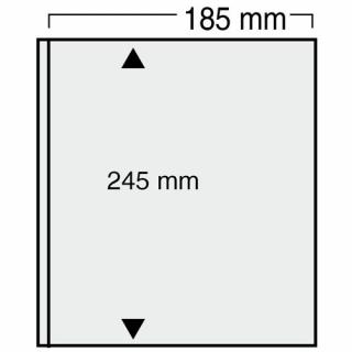 Folii negre Universal 2 buzunare de 245 x 185 mm