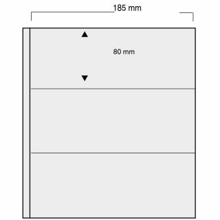 Folii negre Universal 6 buzunare de 80 x 185 mm