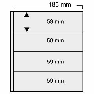 Folii negre Universal 8 buzunare de 95 x 185 mm