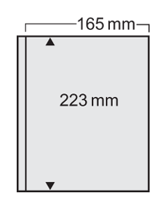 Folii transparente cu un buzunar 165 x 223 mm Compact