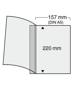 Folii transparente cu un buzunar cu dubla folosire Compact