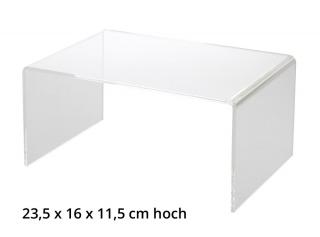 Pod de prezentare din sticla acrilica transparenta 115 x 235 x 160 mm