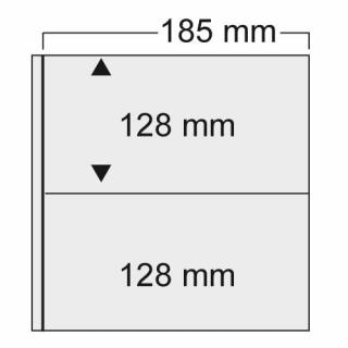 SAFE 522PA Set 5 folii pentru FDC Prima Zi cu 2 buzunare de 128 x 185 mm