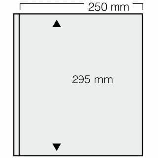 Set 5 folii albe, Garant, cu 2 buzunare de 295 x 250 mm