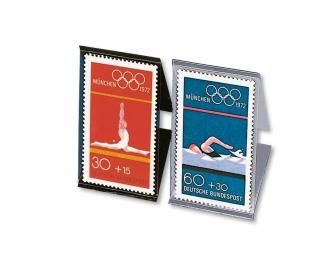 Straifuri pentru timbre SAFE Tabs negre - 210 x 170 mm (5 buc)