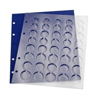 TOPset 7858 Folie blister pentru 5 seturi euro si carton albastru