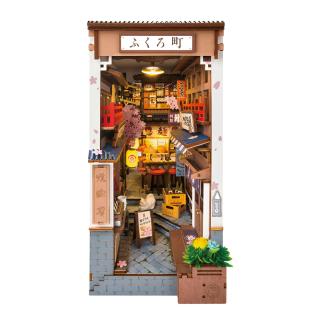 Puzzle 3D, Cotor de carte DIY, Alee cu sakura si vin, 249 piese