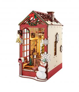Puzzle 3D, Cotor de carte DIY, Scena de Iarna, 206 piese