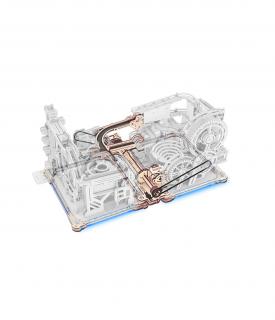 Puzzle 3D, din lemn, Element conector sine marble run, 1 piesa