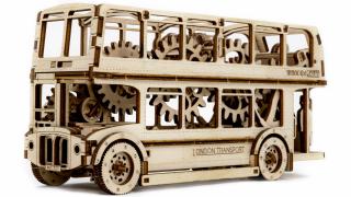 Puzzle 3D Mecanic, Autobuz londonez, 197 piese