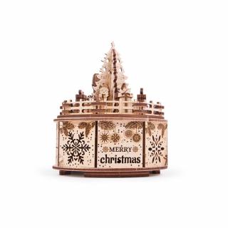 Puzzle 3D Mecanic, cutiuta muzicala, Cadourile mosului, 92 piese