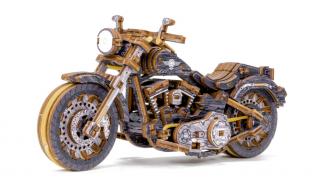 Puzzle 3D Mecanic, Motocicleta Cruiser V-Twin, 168 piese