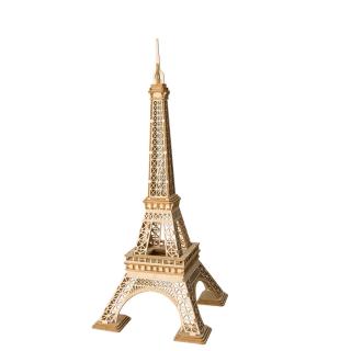 Puzzle 3D Turnul Eiffel, Lemn, 122 piese