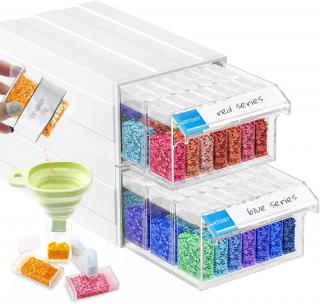 Set 70 cutiute depozitate pentru goblenurile cu diamante in casete modulare