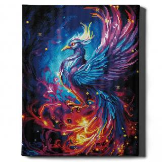 Set goblen cu diamante, cu sasiu, Phoenix, 40x50 cm