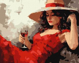 Set pictura pe numere, cu sasiu, Rasfat, 40x50 cm