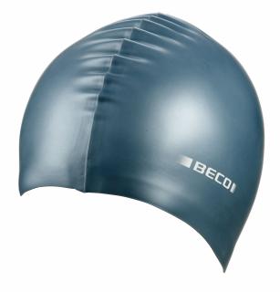 Casca de inot silicon, Metalic, Petrol
