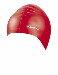 Casca pentru inot latex, solid, rosu