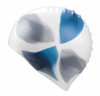 Casca pentru inot silicon , Alb Multicolor
