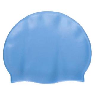 Casca pentru inot silicon, Albastru deschis, Adult