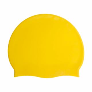 Casca pentru inot silicon,Galben inchis, Adult